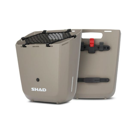 Side case Cream 20L SHAD Fatbike