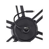 Rear Wheel Black + Motor 48V 500W Black Plug V8 Fatbike