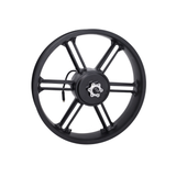 Rear Wheel Black + Motor 48V 500W Black Plug V8 Fatbike