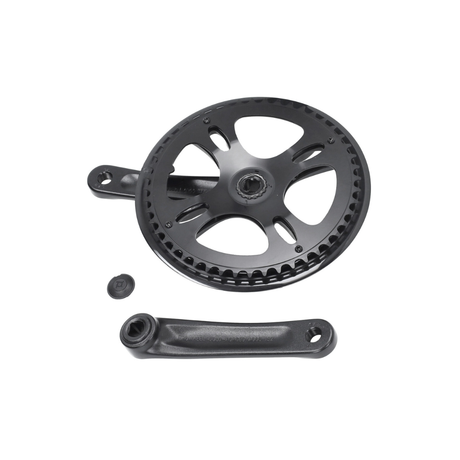Jeu de pédalier de manivelle aluminium L+R + pignon 48T V8 Pro Fatbike
