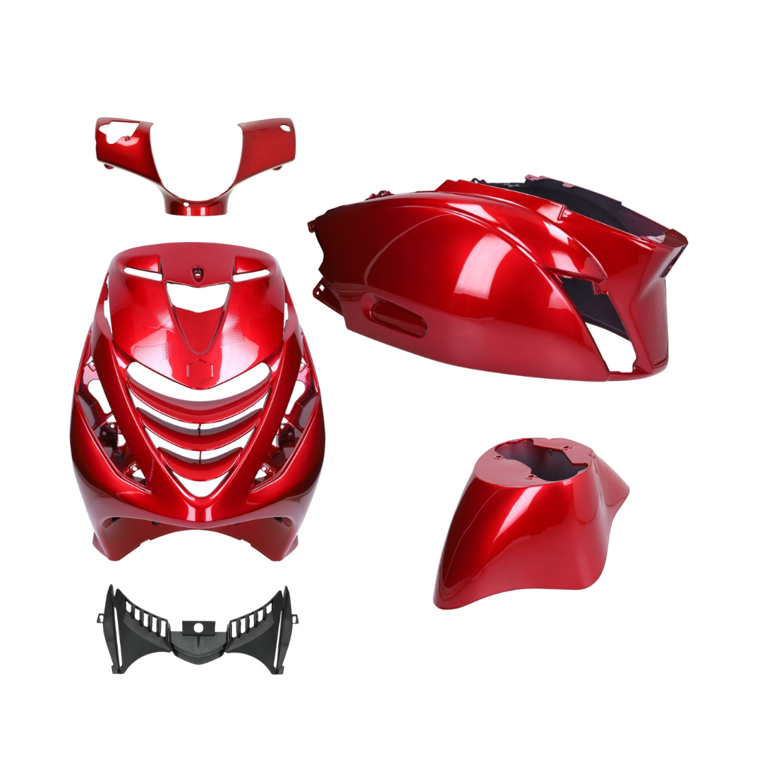Kit carrosserie Piaggio Zip Bordeaux Rouge
