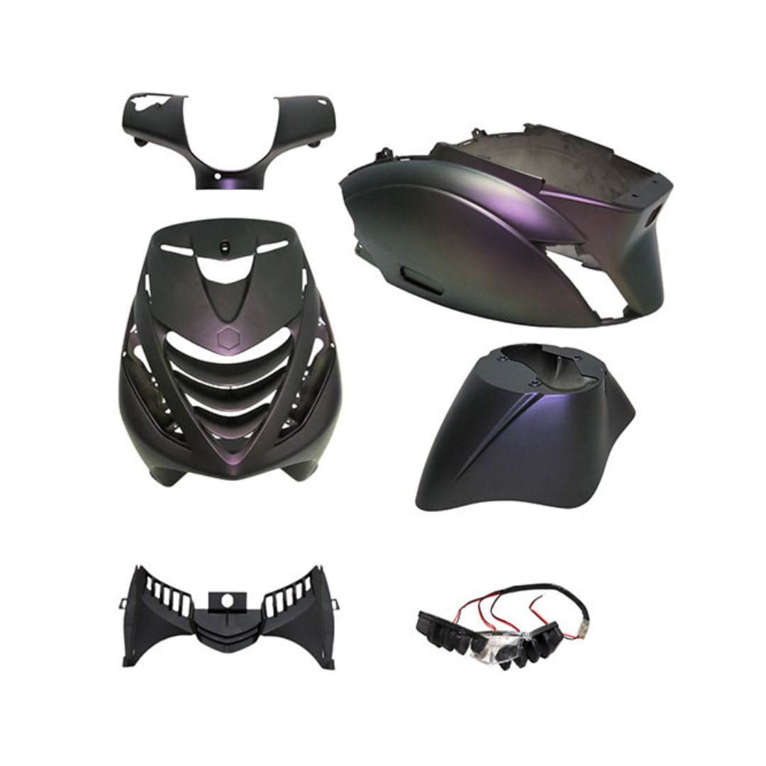 Kappenset Piaggio Zip Mat Cameleon Met Grillverlichting