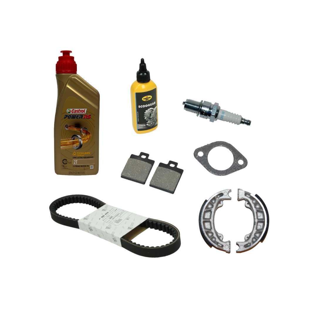Pacchetto di manutenzione Piaggio Zip con skipper 125-150cc a 2 tratti