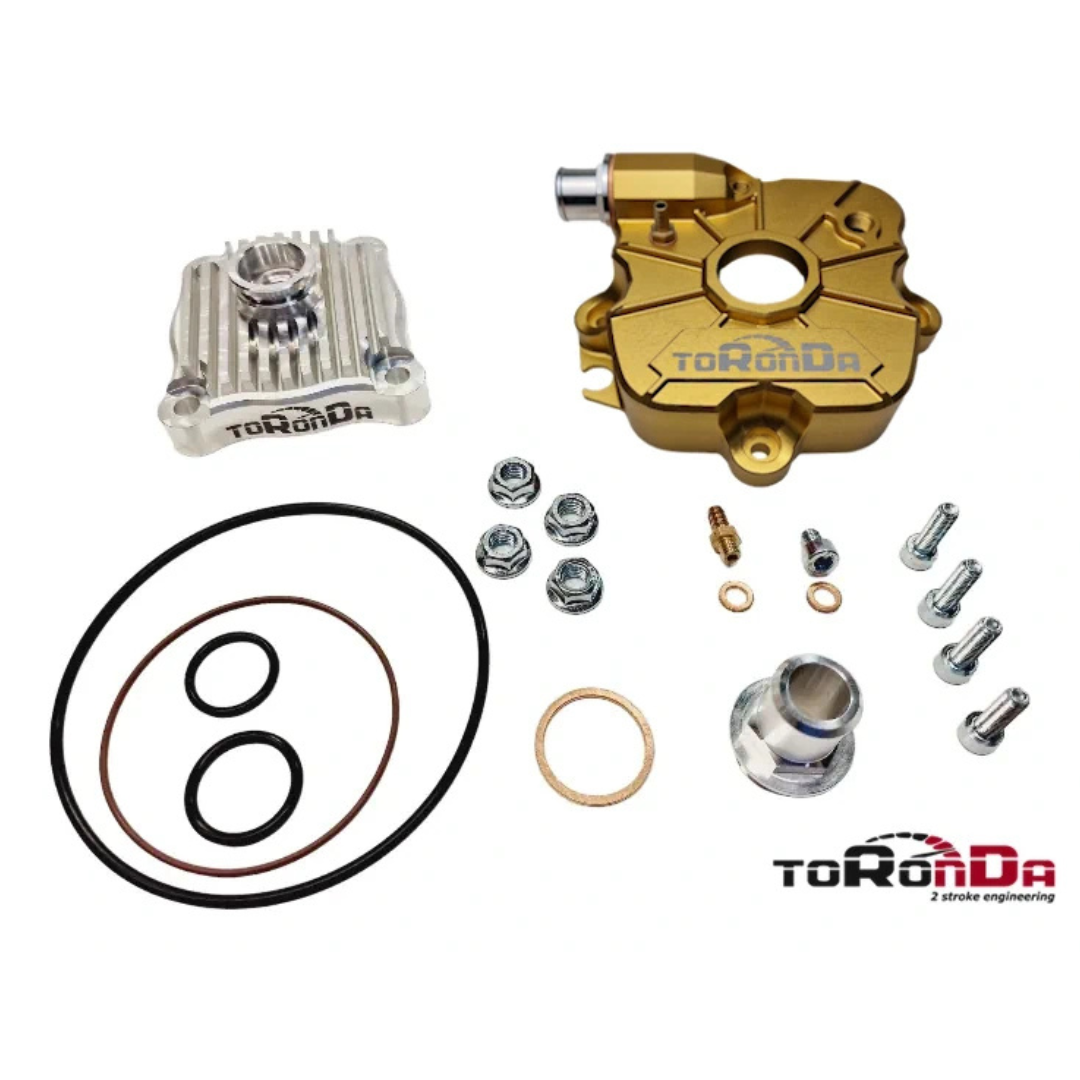 Toronda CNC Cilinderkopset 52MM Piaggio / Gilera 125-180cc 2 Takt