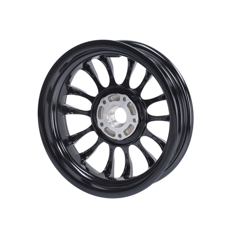 Vordere Felge glänzend schwarz Vespa Sprint