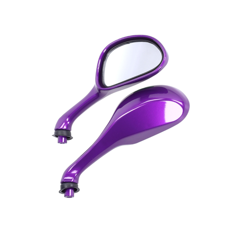 SP RS1 Kappenset + Runner Spiegels Twilight Paars Piaggio Zip Bundel