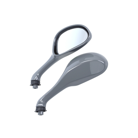 SP RS1 Kappenset + Runner Spiegels Nardo Grijs Piaggio Zip Bundel