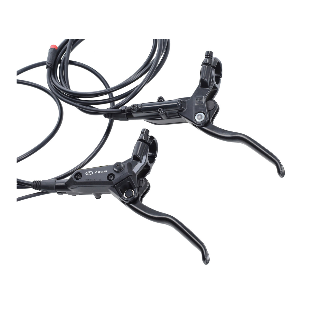 Remklauwset Compleet + Remhendels en Leiding Hydraulisch V8 / V20 Fatbike