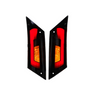 Power1 LED Knipperlicht Piaggio Zip Achter Smoke