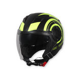 Helmet vito isola matt black / fluorine