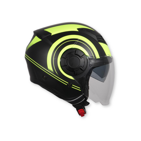 Helmet vito isola matt black / fluorine