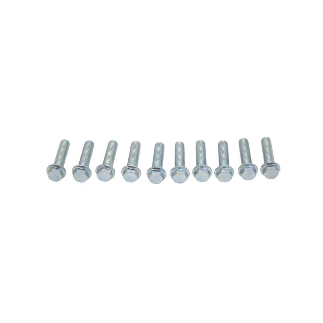 Carterboutset with flange M6x25mm