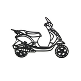 Silhouette 3D Piaggio Zip 2 Stroke