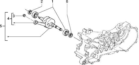 Zip Fastrider RST 1996-1999 - Krukas