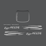 Stickerset Waves Piaggio / Gilera Typhoon