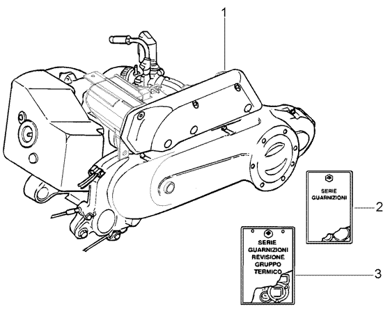 Vespa LX 50 2T - Motor