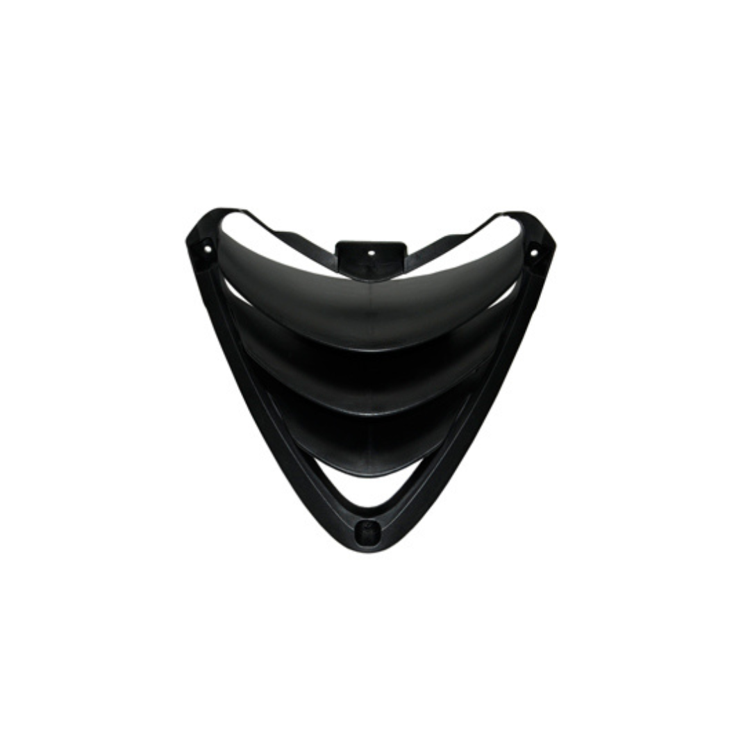 Couverture avant grill piaggio zip noir