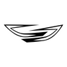 Aufklebersatz Fronthaube Outline Piaggio Zip
