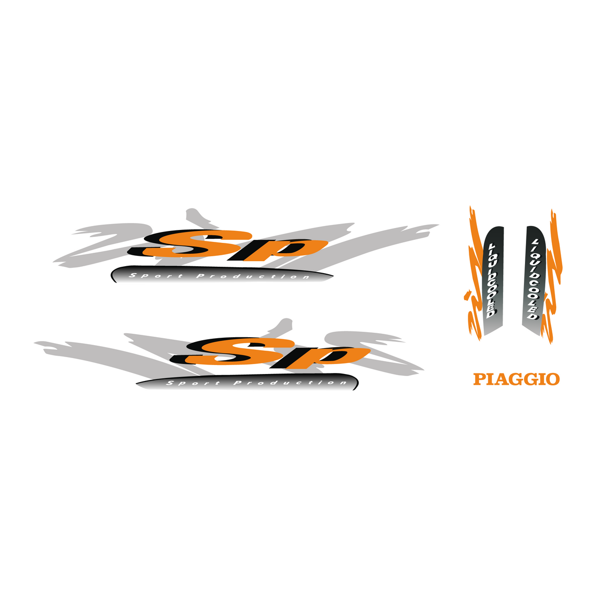 Set adesivi Piaggio Zip SP98 modello originale