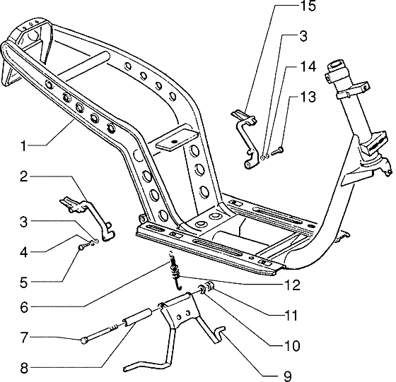 Piaggio Skipper 125 – Frame