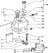 Piaggio Typhoon 125 – Brandstoftank
