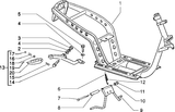 Piaggio Typhoon 125 – Frame