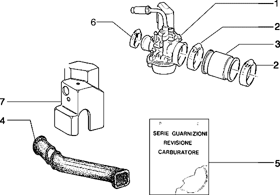 Piaggio Typhoon 50 – Carburateur2