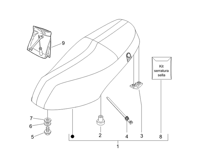 Piaggio Zip 50 4T NOABS E2 2006-2013 – Buddy Zadel