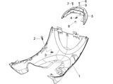 Piaggio Zip 50 4T NOABS E2 2006-2013 – Onderspoiler Spoiler