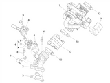 Piaggio Zip 50 4T NOABS E4 2018 - 2020 – Gasklephuis Injectiestuk – Inlaatspruitstuk