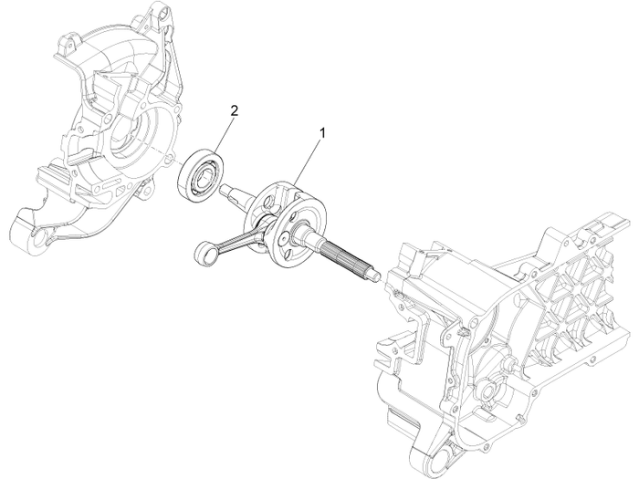 Piaggio Zip 50 4T NOABS E4 2018 - 2020 – Krukas