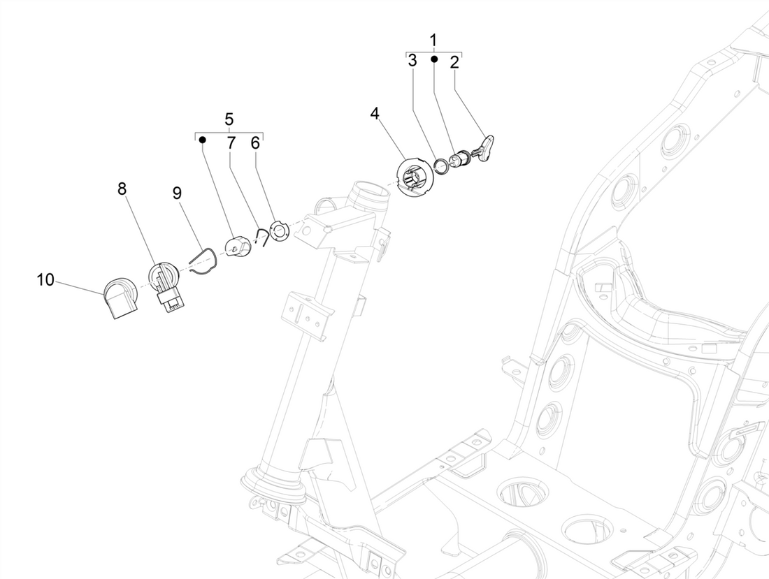 Piaggio Zip 50 4T NOABS E4 2018 - 2020 – Sloten