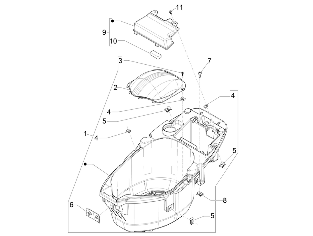 Piaggio Zip 50cc 4 Takt Euro 5 (2021-2023) – Buddybak