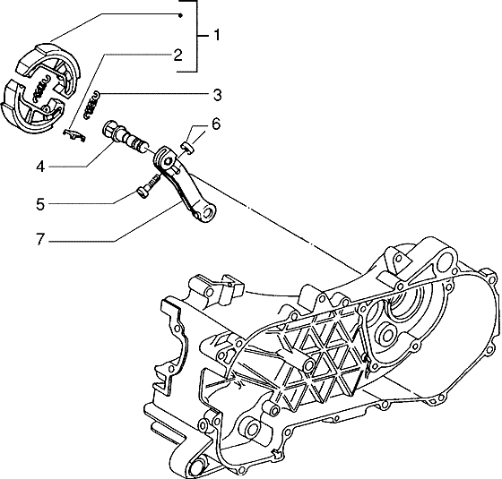 Piaggio Zip Fast Rider RST – Remhebel