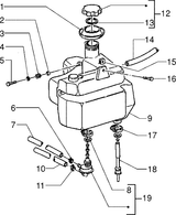 Piaggio Zip SP98 – Fuel tank