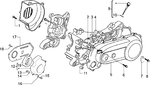 Piaggio Zip SP98 – Clutch cover