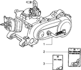 Piaggio Zip SP98 – Engine