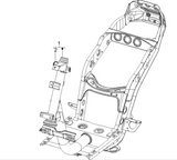 Piaggio Zip SP H2O 50cc 2 Takt 2001-2015 – Frame