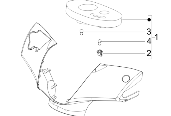 Piaggio Zip SP H2O 50cc 2 Takt 2001-2015 – Kilometerteller