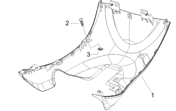 Piaggio Zip SP H2O 50cc 2 Takt 2001-2015 – Onderkuip