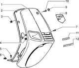 Piaggio Zip Type 1 2 – Voorkap
