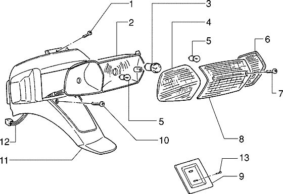 Piaggio Zip Type 3 – Kabelbomen