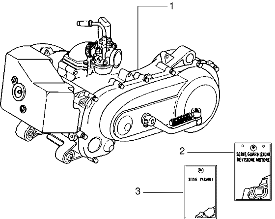 Piaggio Zip Type 3 – Motor