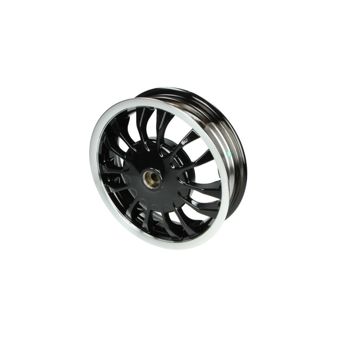 Achtervelg vespa sprint original shine black with silver edge