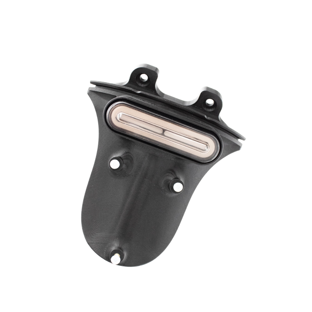 Rear fender 3D Short + LED Flow/Matrix Reflector Zip