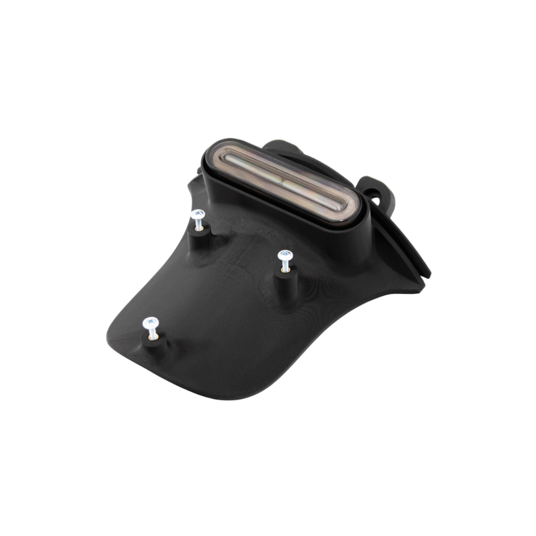Rear fender 3D Short + LED Flow/Matrix Reflector Zip