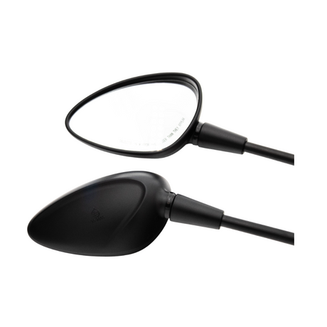 Vespa spiegelt lange matte schwarz