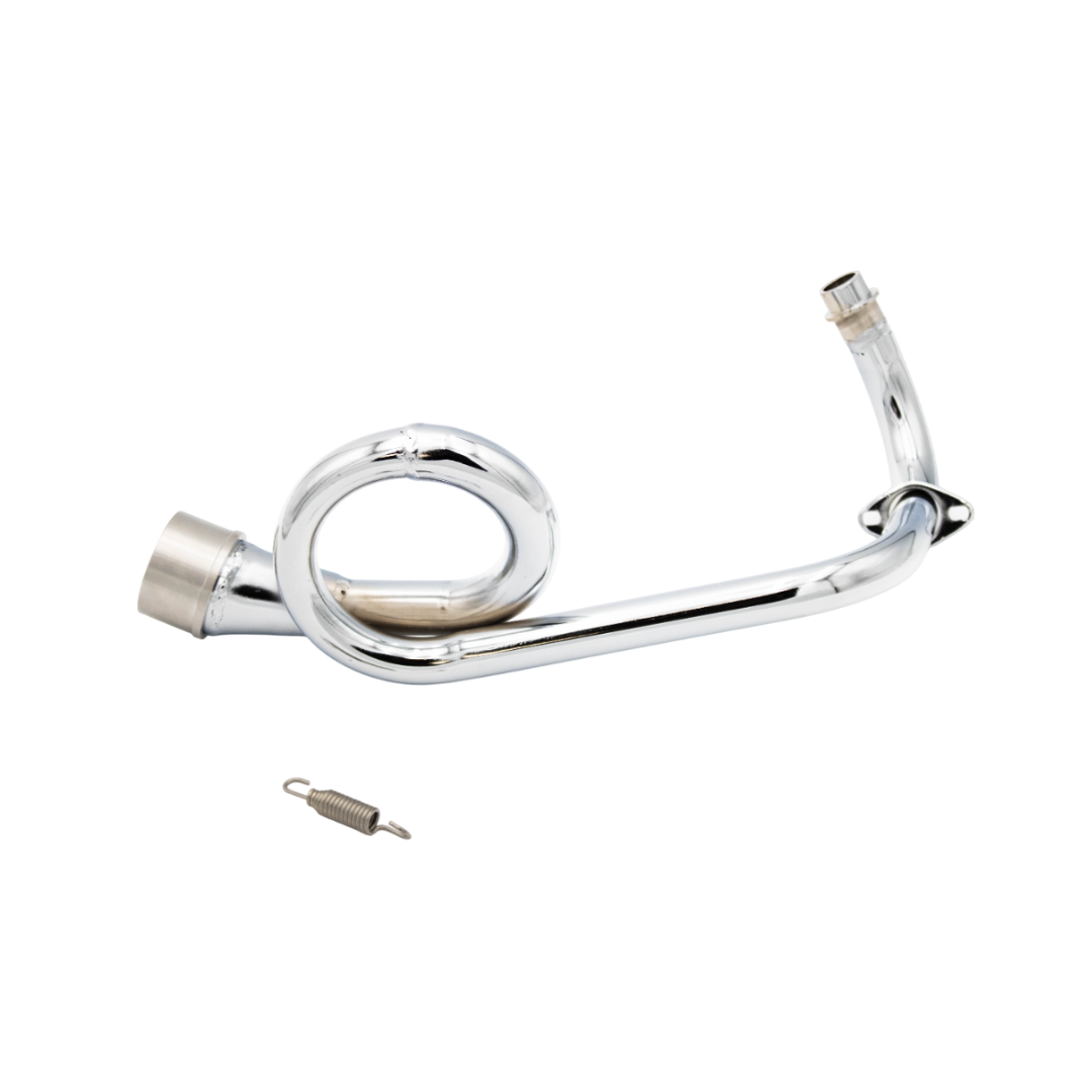 Uitlaatbocht Turbokit Chrome - Piaggio 4T 2V
