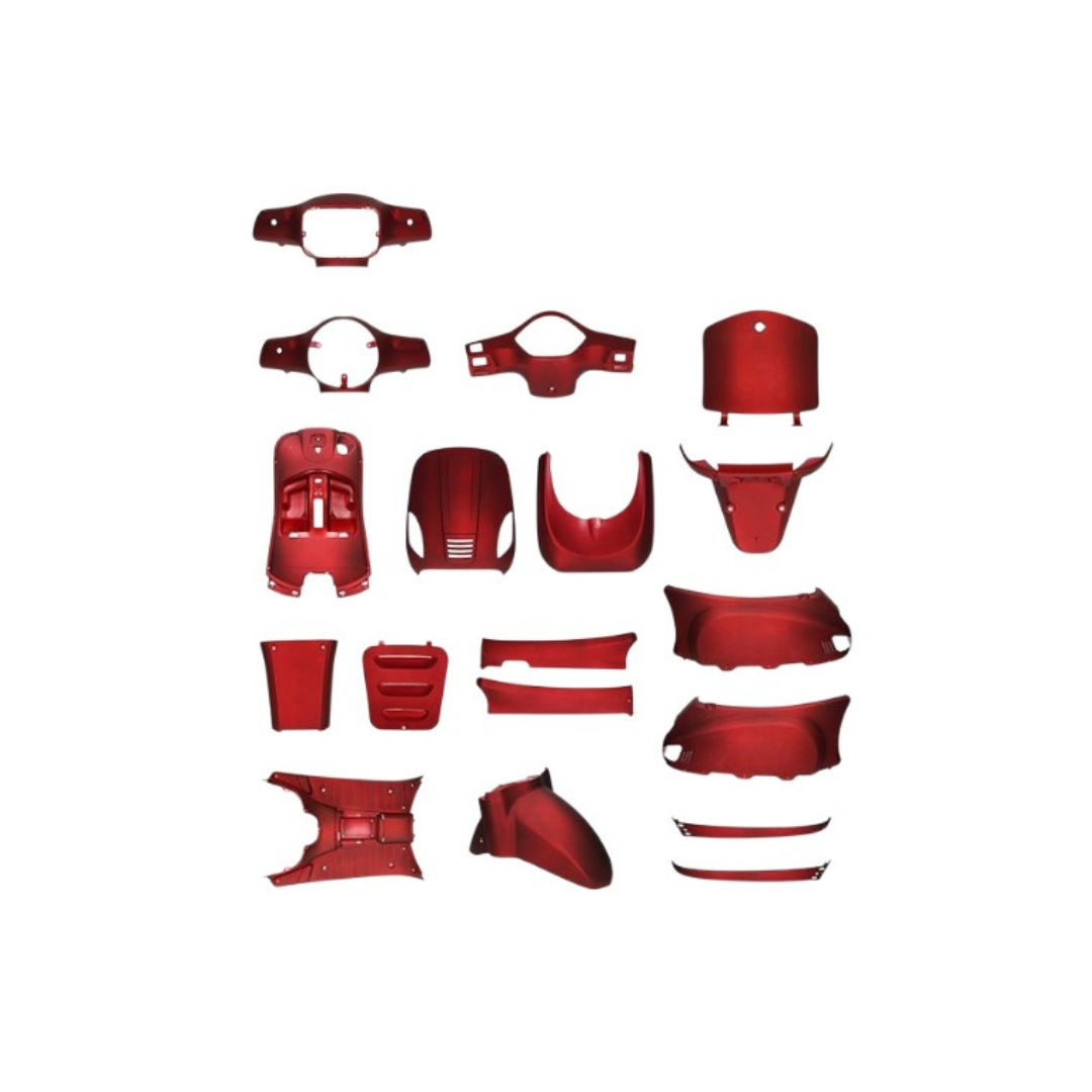 Kit de carrosserie Rouge Mat Adapté à La Souris Vespelini / BTC Riva