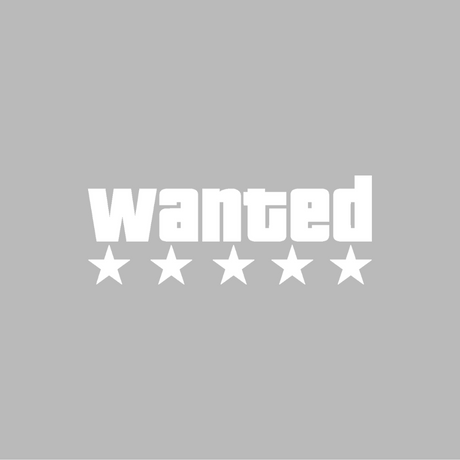 Sticker Wanted - 8x3CM